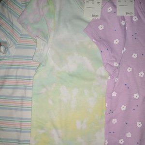 Cat & Jack 4T Light Purple Toddlers 3pc T-shirts